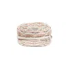 Maison Michel New Abby Multicolor Cotton Hat In Multicolour