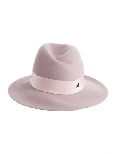 Pre-owned Maison Michel Hat In Purple