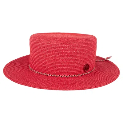 Pre-owned Maison Michel Hat In Red