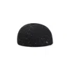 Maison Michel Black Sequin Embellished Hat In Black