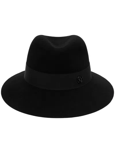 Maison Michel Black Wool Hat