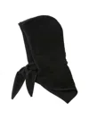 Maison Michel Hazel Shearling-effect Hat In Black