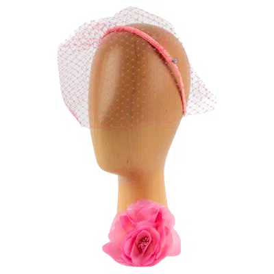 Pre-owned Maison Michel Head Accessory In Orange