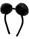 Maison Michel Heidi Headband In Black