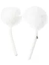 Maison Michel Heidi Headband In White