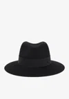 Maison Michel Wool Felt Virginie Fedora In Black