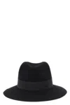 Maison Michel Henrietta Wool Fedora Hat In Black