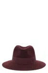 Maison Michel Henrietta Hat In Burgundy