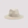 Maison Michel Henrietta Hat In Linen Beige