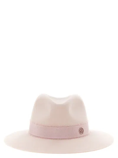Maison Michel Henrietta Felt Hat In Pink