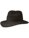Maison Michel Henrietta Fedora Mit Logo-schild In Brown