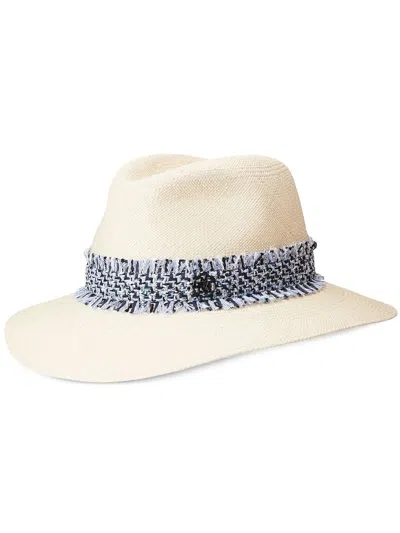 Maison Michel Henrietta Wide-brim Hat In Neutrals