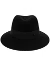 Maison Michel Henrietta Wool Fedora Hat In Black