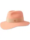 Maison Michel Henrietta Wool-felt Fedora In Pink