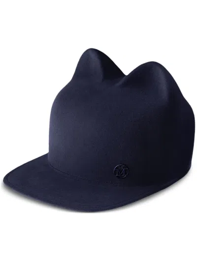 Maison Michel Jamie Cap In Blue
