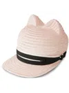 Maison Michel Jamie Strap-detail Hat In Pink
