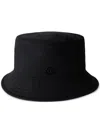 Maison Michel Jason Cotton Bucket Hat In Schwarz