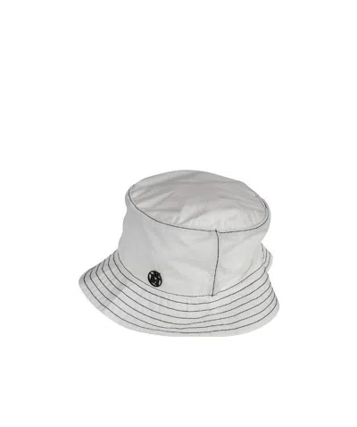 Maison Michel Jason Packable Bucket Hat In White
