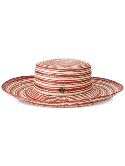 Maison Michel Juliette Fedora Hat In Neutral