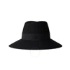 Maison Michel 'andre' Hat With Ribbon Band And Wide Brim In Black