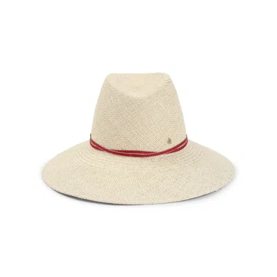Maison Michel Kate Hat Straw In Neutral