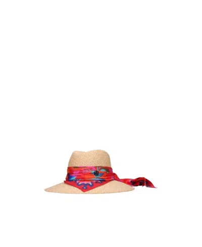 Maison Michel Kate Rafite Hat In Multi
