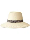 Maison Michel Kate Logo-plaque Sun Hat In Neutrals