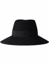 Maison Michel Henrietta Wool Fedora Hat In Black