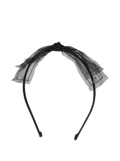 Maison Michel Kids' Kety Headband In Black