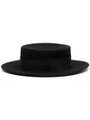 Maison Michel Kiki Fedora Hat In Black