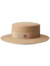 Maison Michel Virginie Felt Fedora Hat In Neutrals