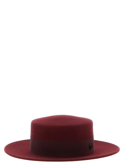 Maison Michel 'kiki' Hat In Red