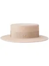 Maison Michel Kiki Hat In Neutrals