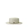 Maison Michel Kiki Patterned Hat In Pattern