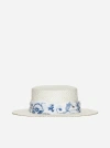 Maison Michel Kiki Straw Hat In Natural