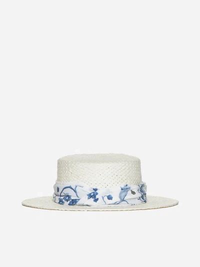 MAISON MICHEL KIKI STRAW HAT