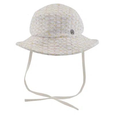 Maison Michel Ladies Angele Light Tweed Bucket Hat
