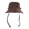 Maison Michel Ladies Multi Angele Logo-print Bucket Hat