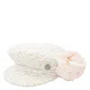 Maison Michel Ladies Multicolor New Abby Tweed Sailor Cap