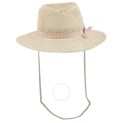 Maison Michel Ladies Natural Virginie Cotton Hat In Neutral