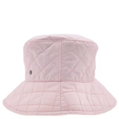 Maison Michel Ladies Pink Angele Quilted Bucket Hat