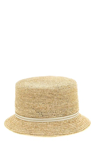 Maison Michel Lila Hat In Neutral