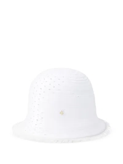 Maison Michel Lison Hat In White