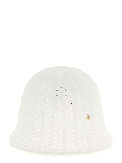Maison Michel Lison Hat In White