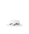 Maison Michel Logo Flat-topped Hat