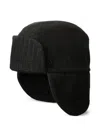 Maison Michel Logo-plaque Hat In Black