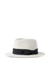 Maison Michel Logo-plaque Hat In White