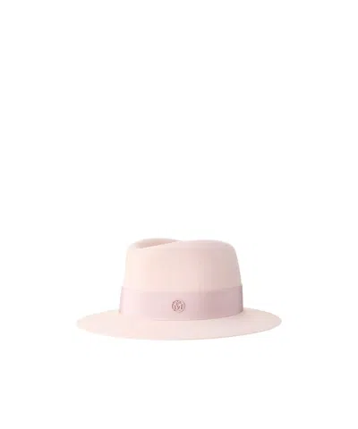 MAISON MICHEL LOGO-PLAQUE HAT
