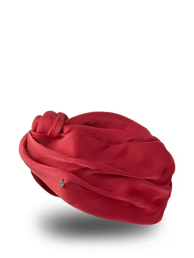Maison Michel Lois Hat In Red