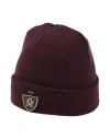 Maison Michel Man Hat Burgundy Size Onesize Cotton In Red